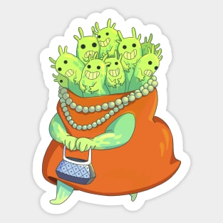 Alien Monster Sticker